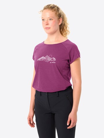VAUDE Performance shirt 'Tekoa II' in Purple
