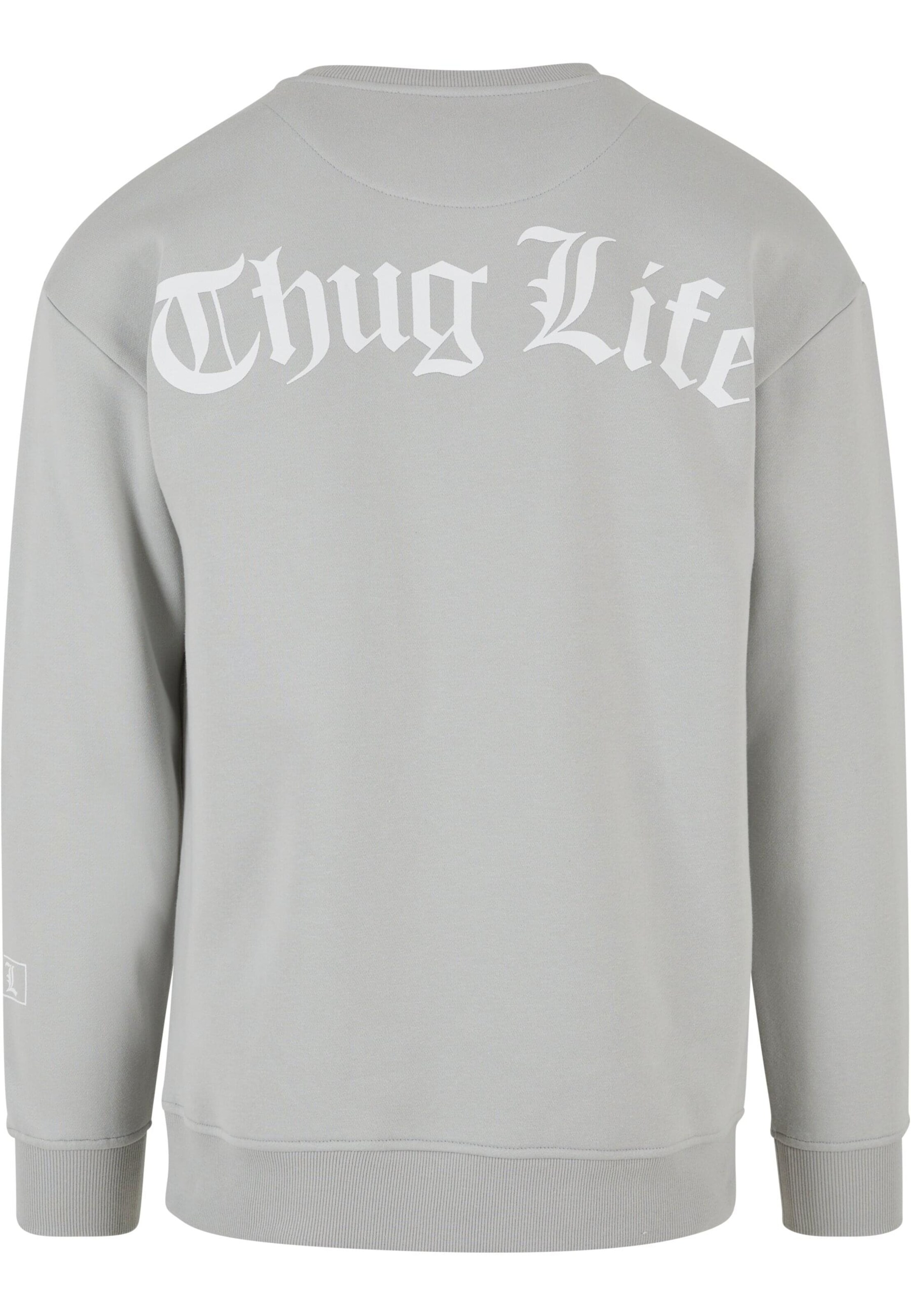 Sweat-shirt Thug Life en gris
