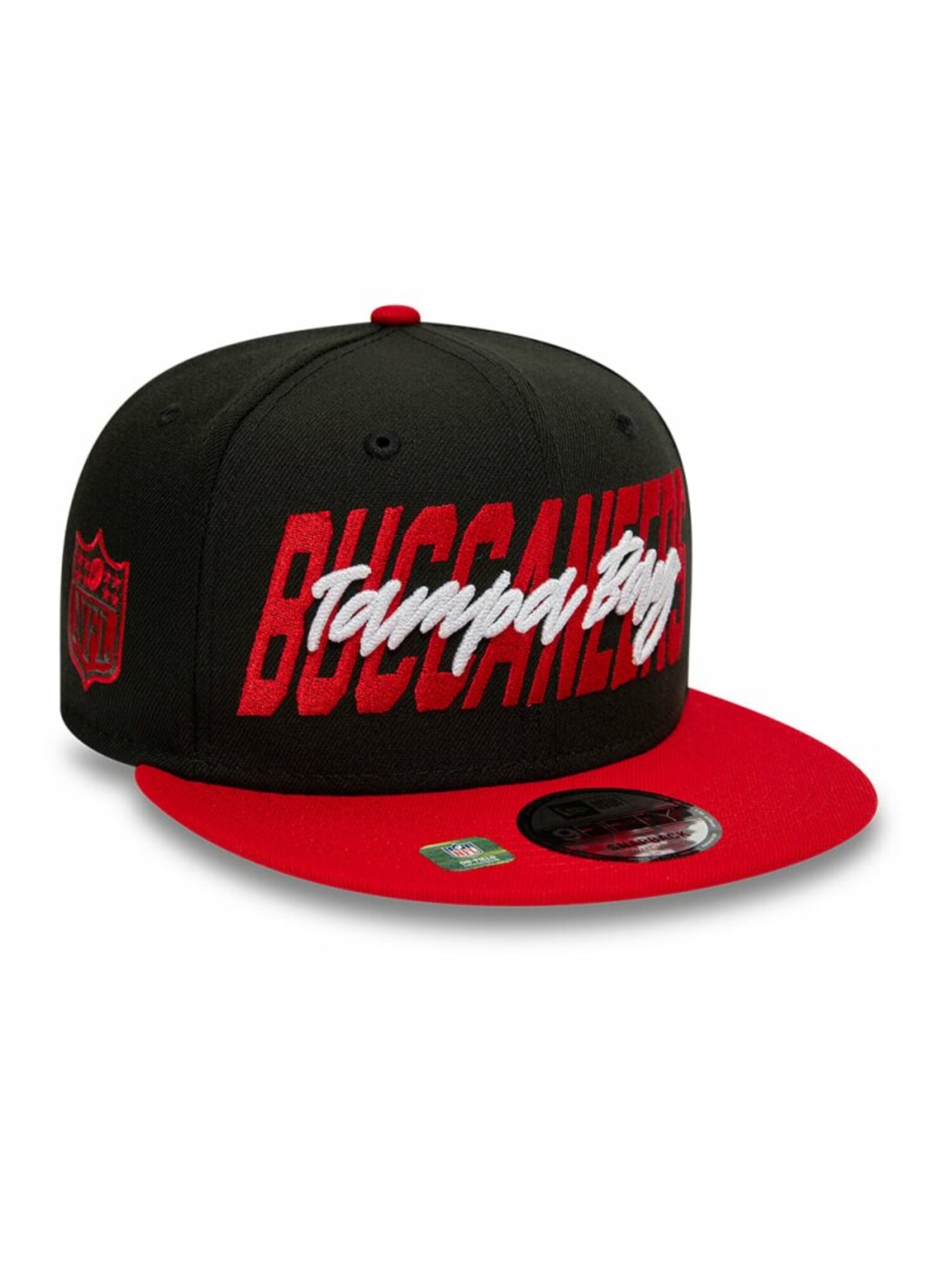NEW ERA Athletic Cap '9FIFTY Tampa Bay Buccaneers Draft' in Black