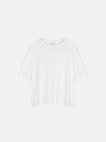 ENRAGE Shirt 'RIB BAGGY TEE' in Wit: voorkant