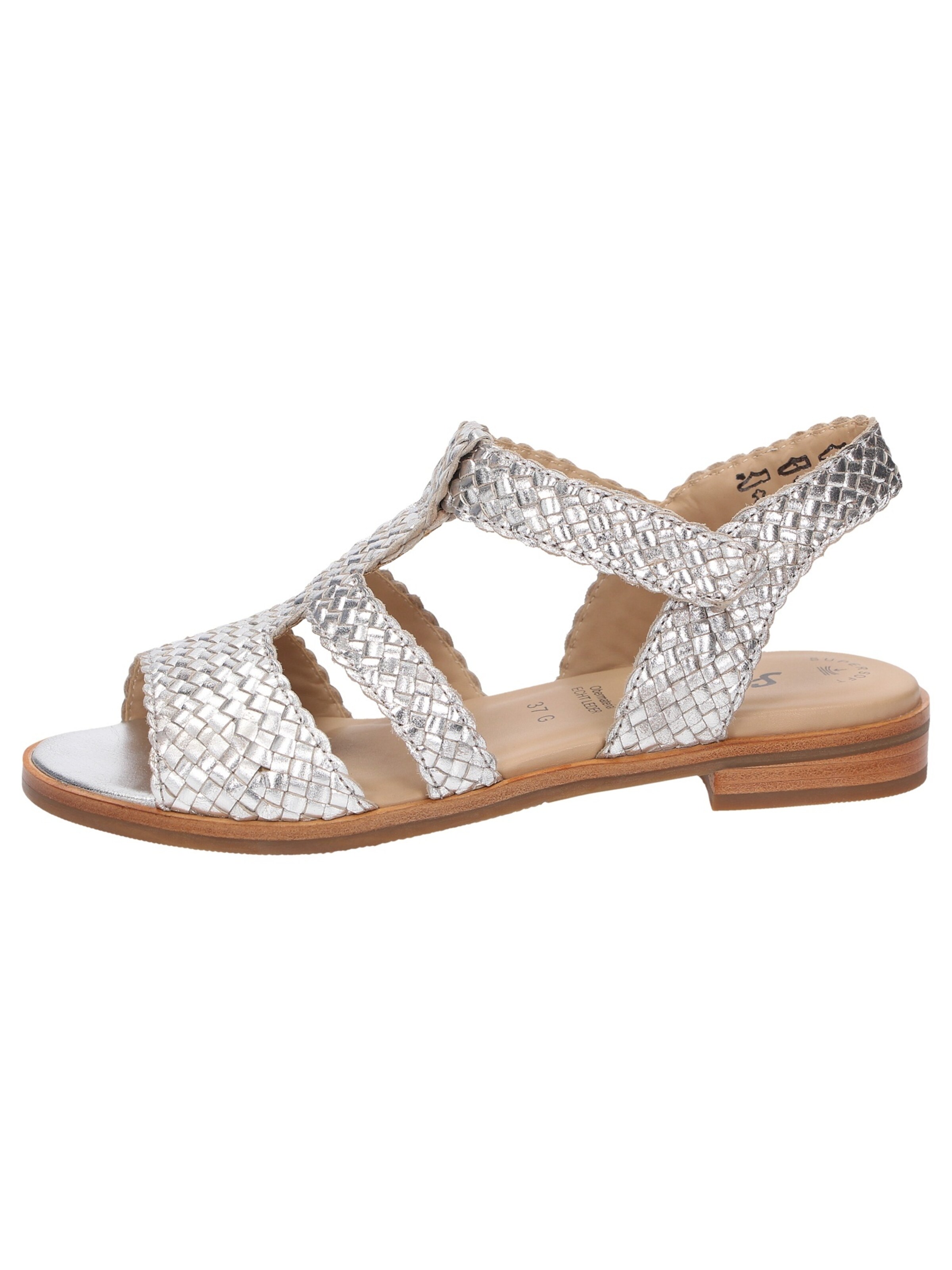 Sandales 'Cosinda-702' SIOUX en argent