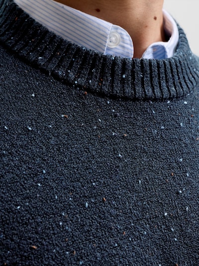 éjkék JACK & JONES Pulóver 'JORNORREBRO' - S, Termék nézet