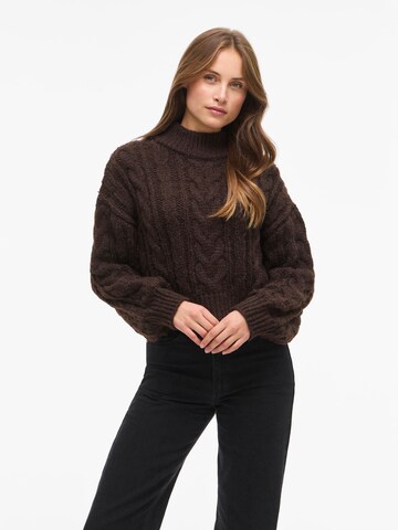 VILA Trui in Bruin: voorkant