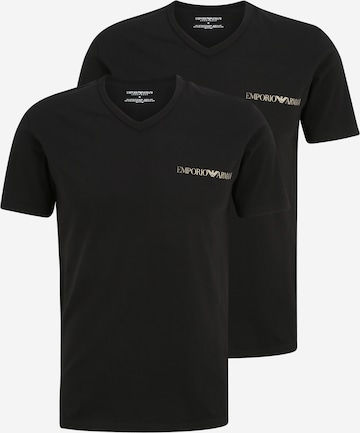 Emporio Armani T-Shirt in Schwarz: Vorderseite