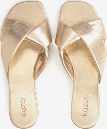 Kazar Pantolette in Gold