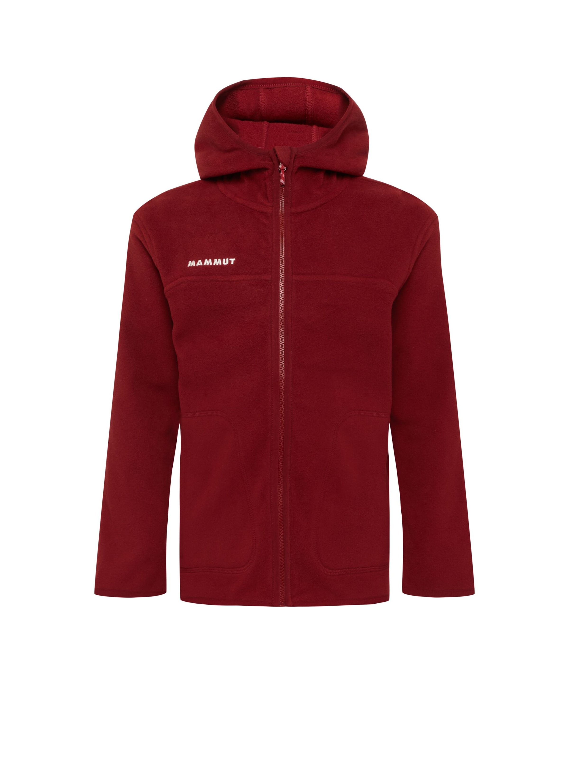 MAMMUT Athletic Fleece Jacket in Red: front