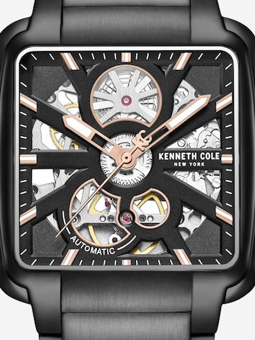 Kenneth Cole Analoog horloge 'Broome' in Zwart