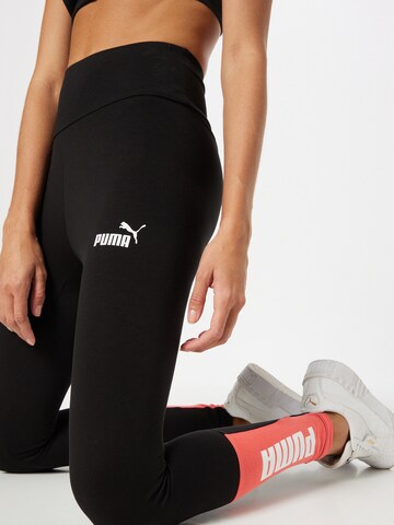 PUMA Skinny Sportovní kalhoty – černá