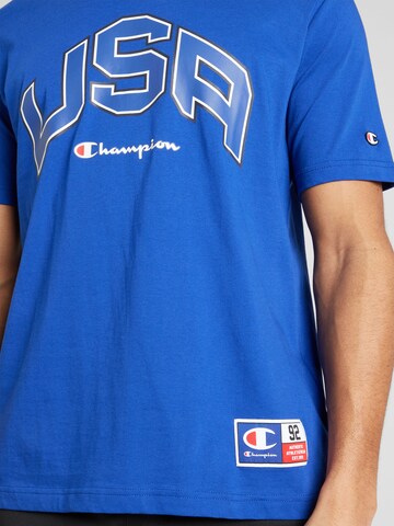 T-Shirt Champion Authentic Athletic Apparel en bleu