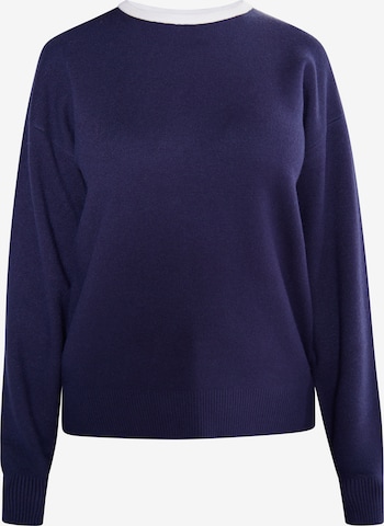 usha BLACK LABEL Sweter 'Nowles' w kolorze niebieski: przód