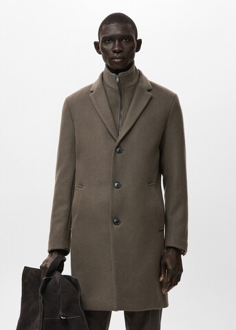 MANGO MAN Mantel 'Uriel' in Braun: Vorderseite