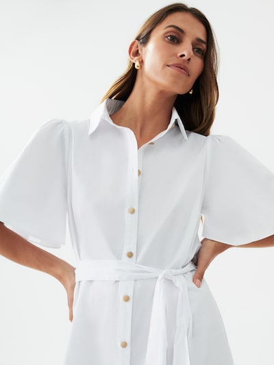 Willa Shirt Dress 'Bea' in White, Item view