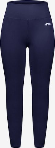 Smilodox Workout Pants 'Affectionate' in Blue: front