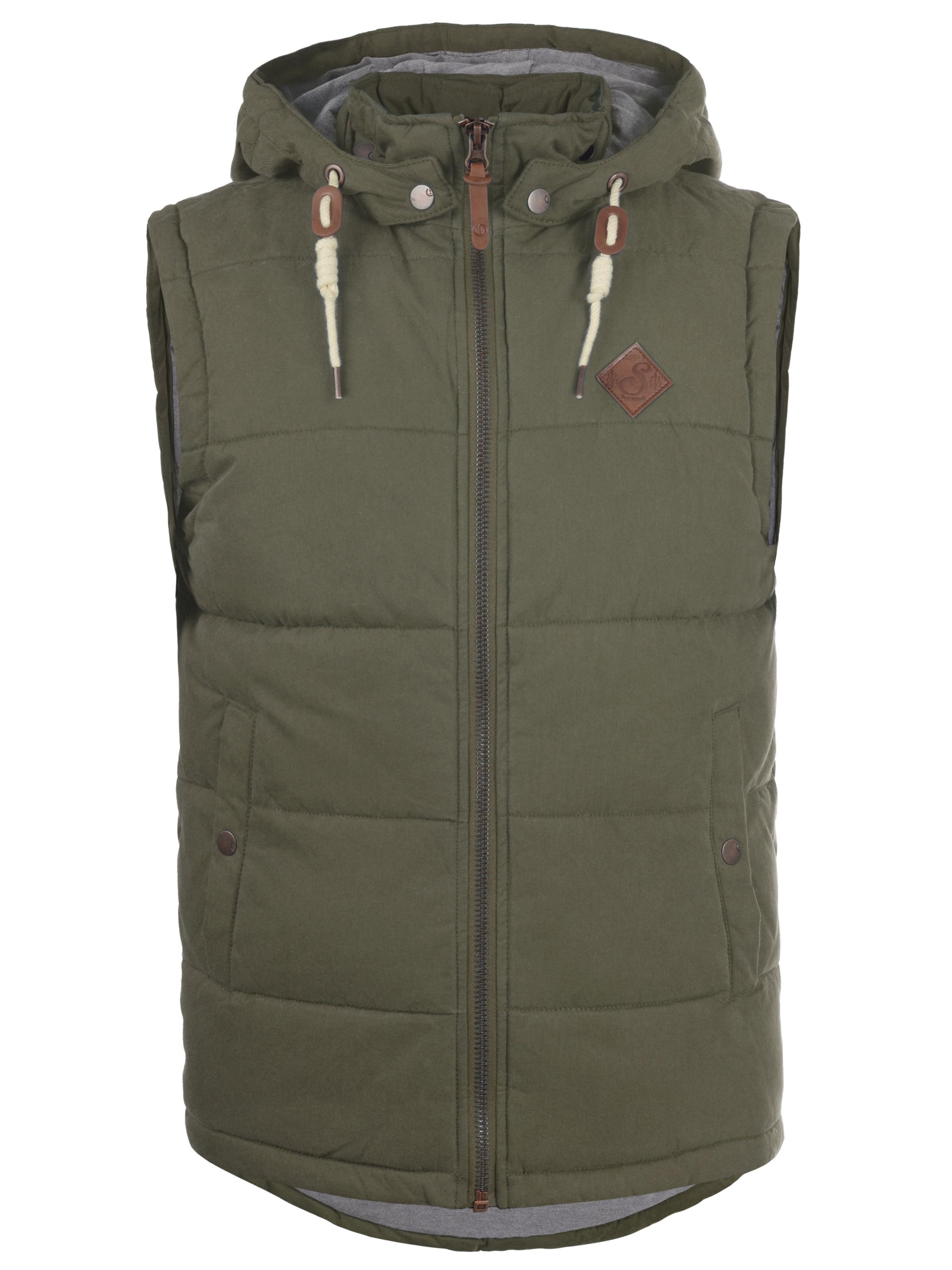 !Solid Vest 'Dry' in Green: front