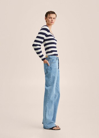 MANGO Trui 'Alexa' in Blauw