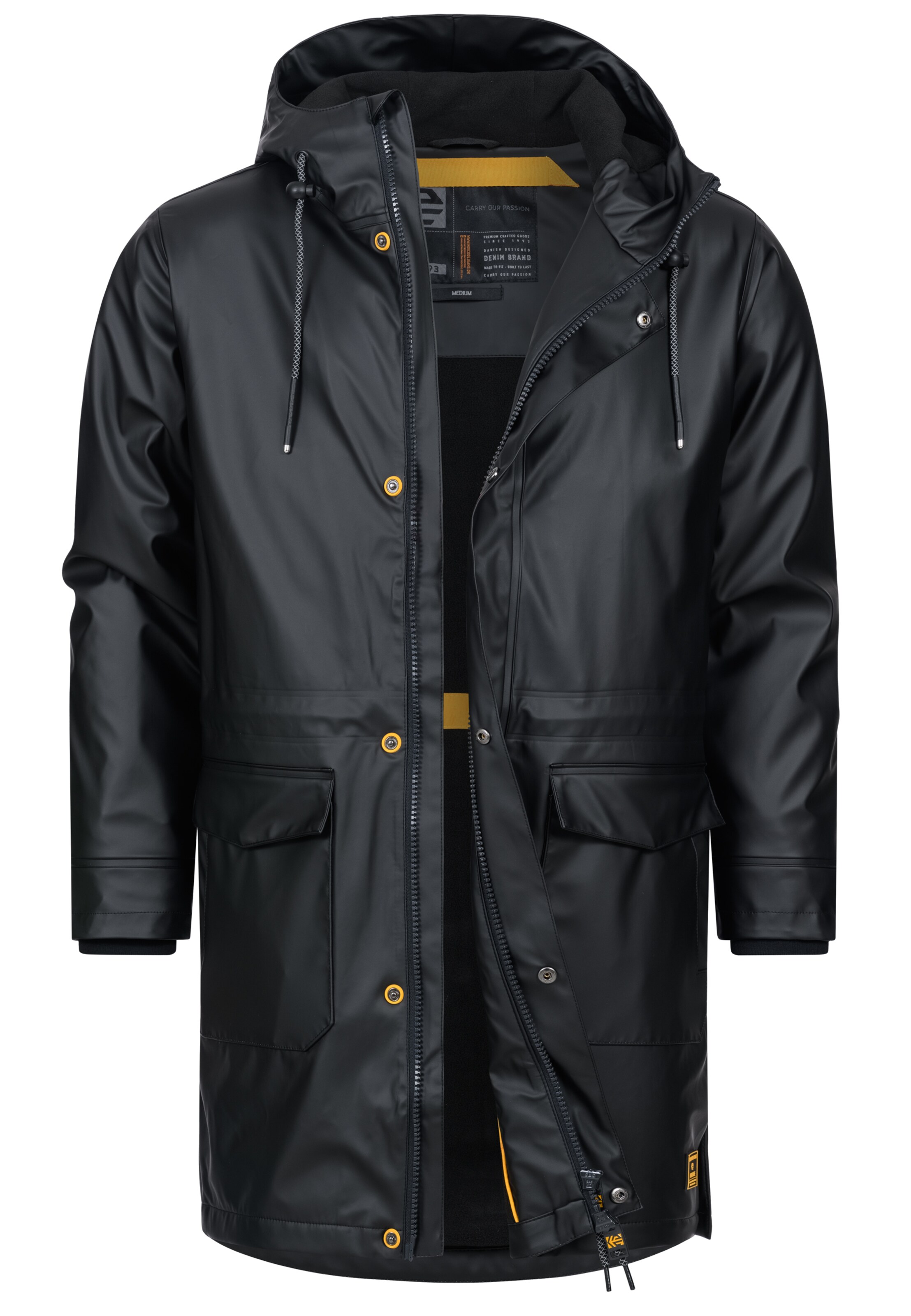 INDICODE JEANS Regenjacke 'Tommy' in Schwarz