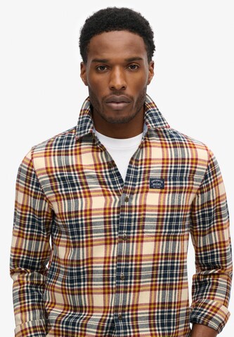Superdry Comfort fit Overhemd in Beige