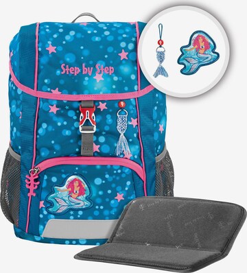 STEP BY STEP Backpack in Blue: front