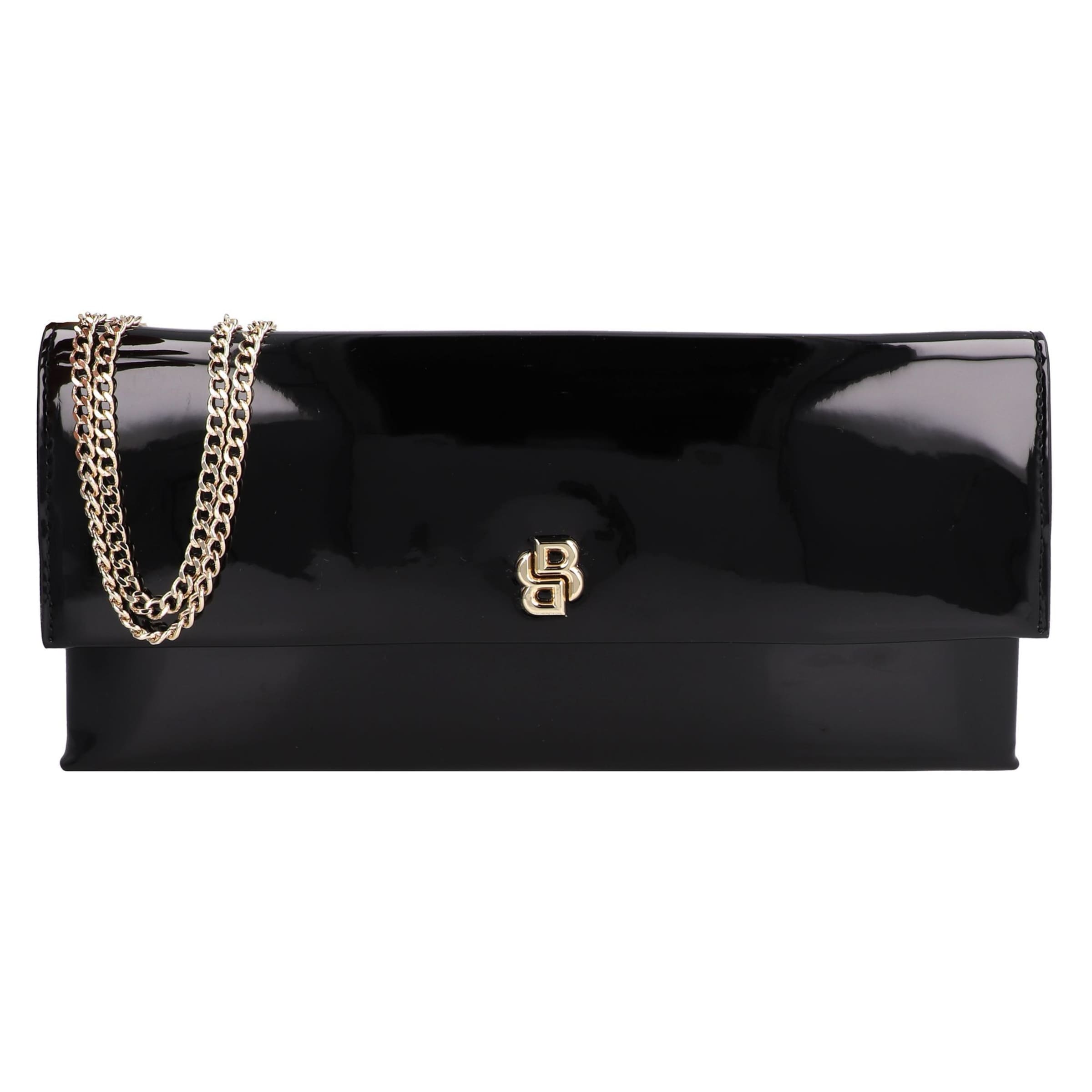 BOSS Clutch in Schwarz: Vorderseite