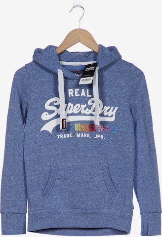 Superdry Kapuzenpullover S in Blau: predná strana