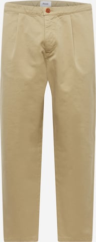 Brava Fabrics - regular Pantalón plisado en beige: frente