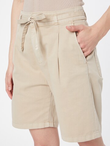 Loosefit Pantalon à pince ESPRIT en beige