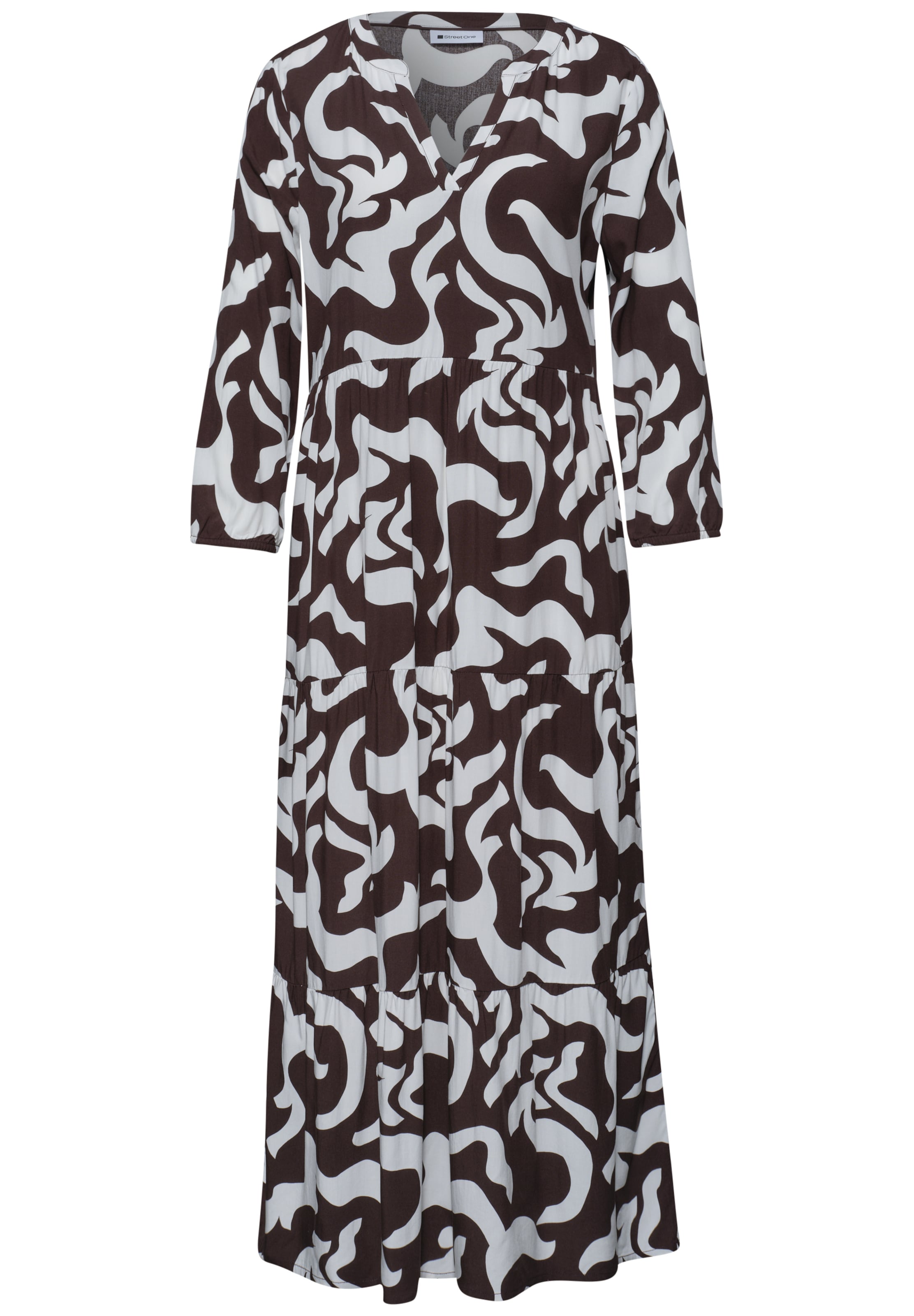STREET ONE Dress in Brown: front