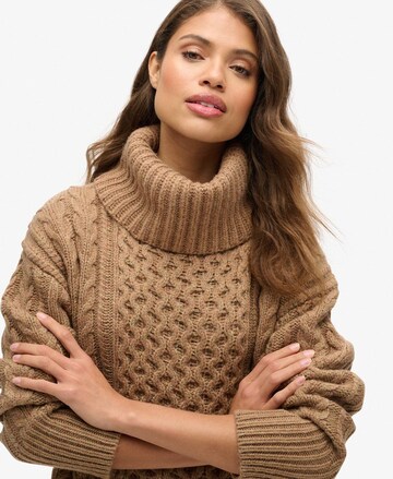 Superdry Knit dress in Brown