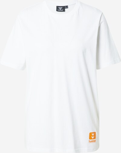 Hummel Funksjonsskjorte 'LEON' i oransje / hvit, Produktvisning