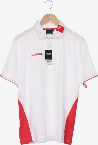 Diadora Poloshirt L in Weiß: predná strana