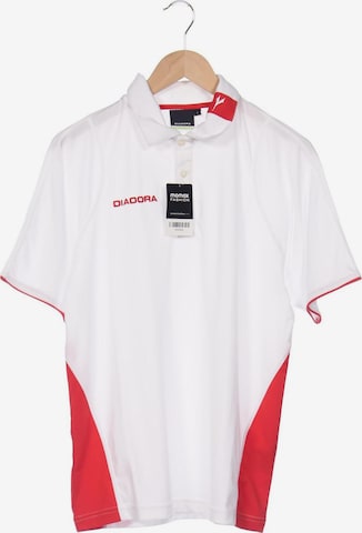 Diadora Poloshirt L in Weiß: predná strana