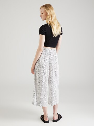Marks & Spencer Wide leg Pleat-Front Pants in White