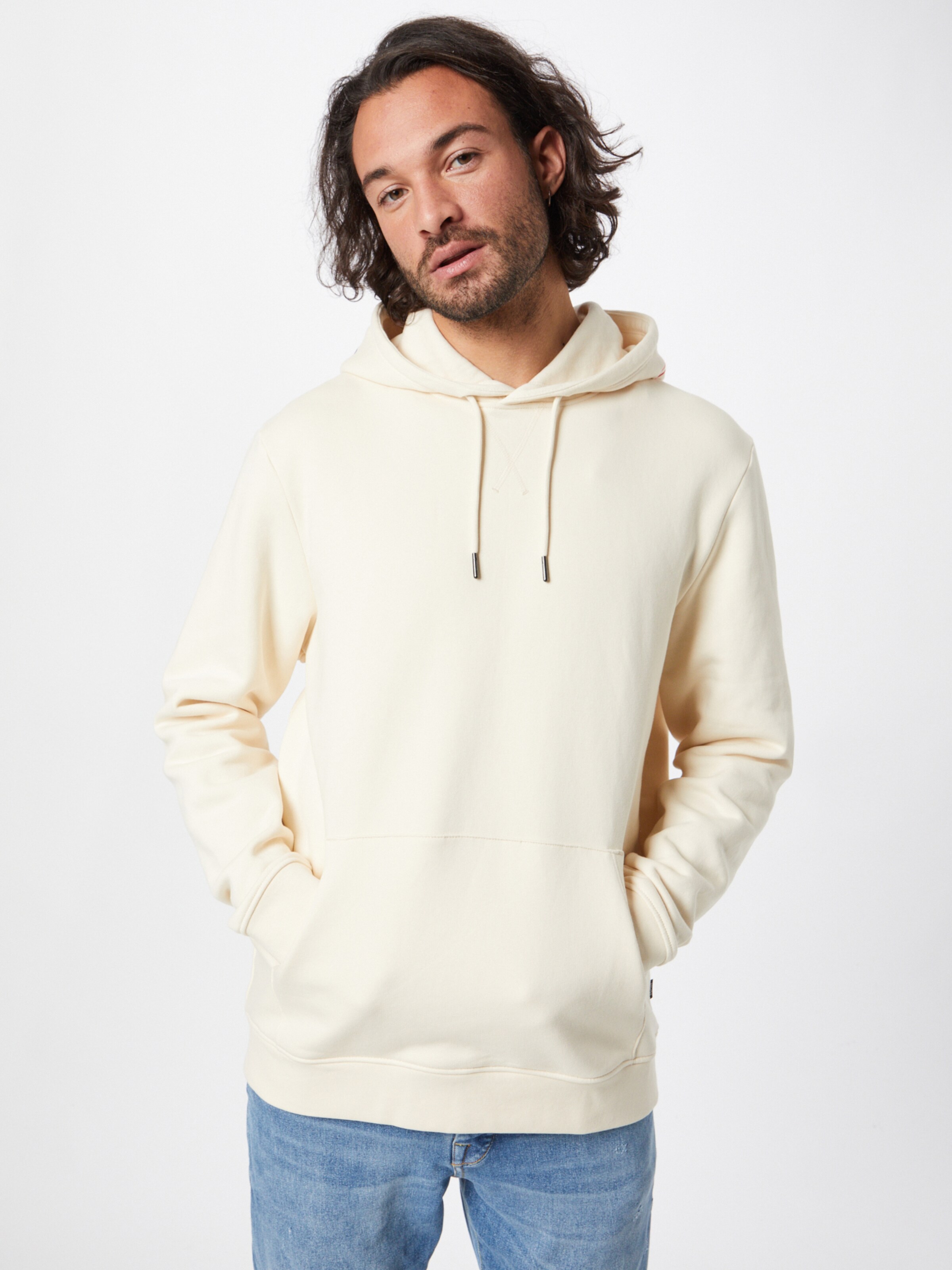 Männer Sweat ESPRIT Sweatshirt in Creme - AE32287 Männer Sweat ESPRIT Sweatshirt in Creme - AE32287