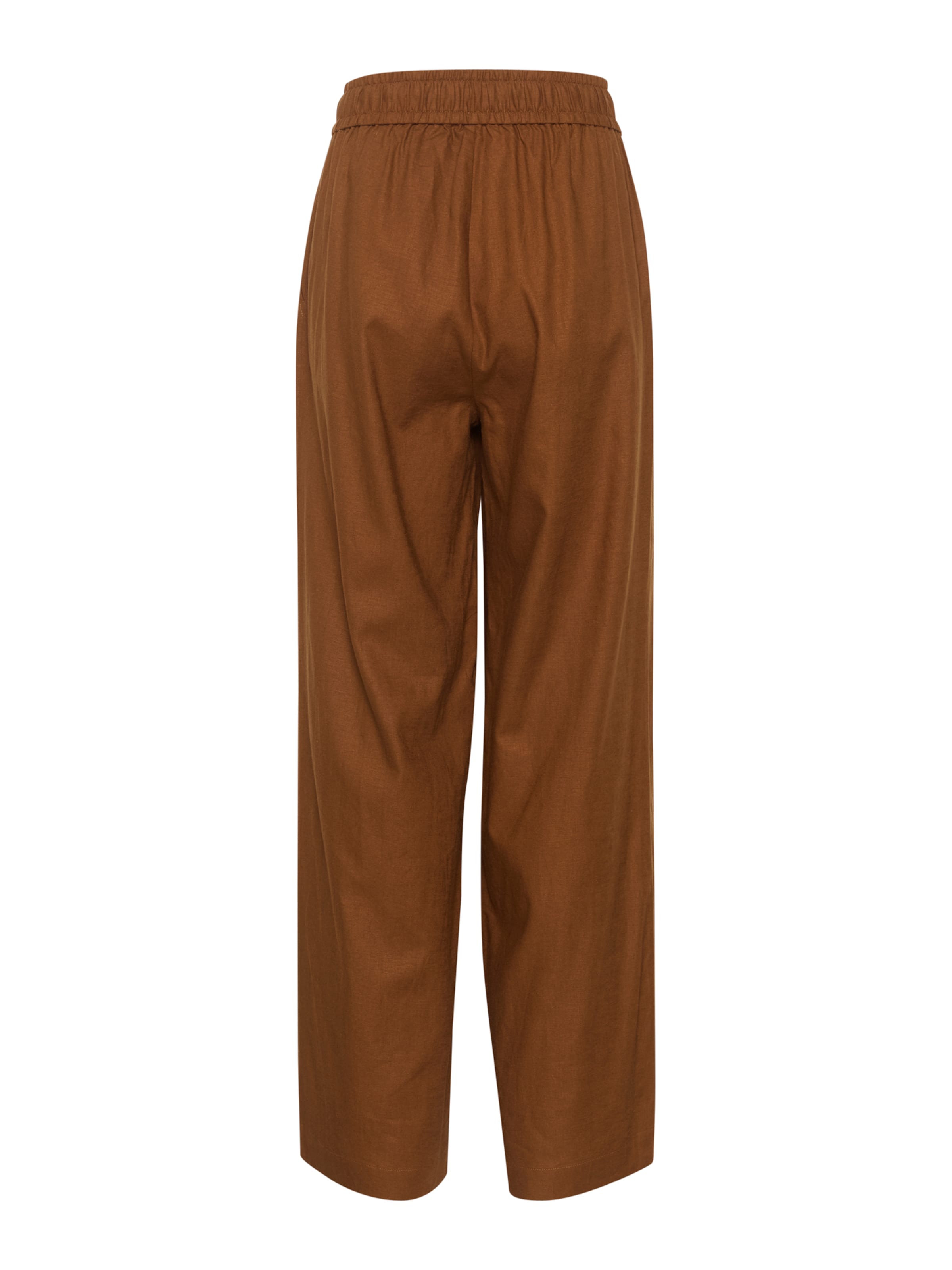 Gestuz Wide leg Trousers 'Leena' in Brown