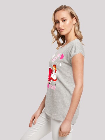 T-shirt 'Alice im Wunderland Tick Tock' F4NT4STIC en gris
