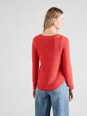 VERO MODA Sweter 'CHARITY' w kolorze czerwony