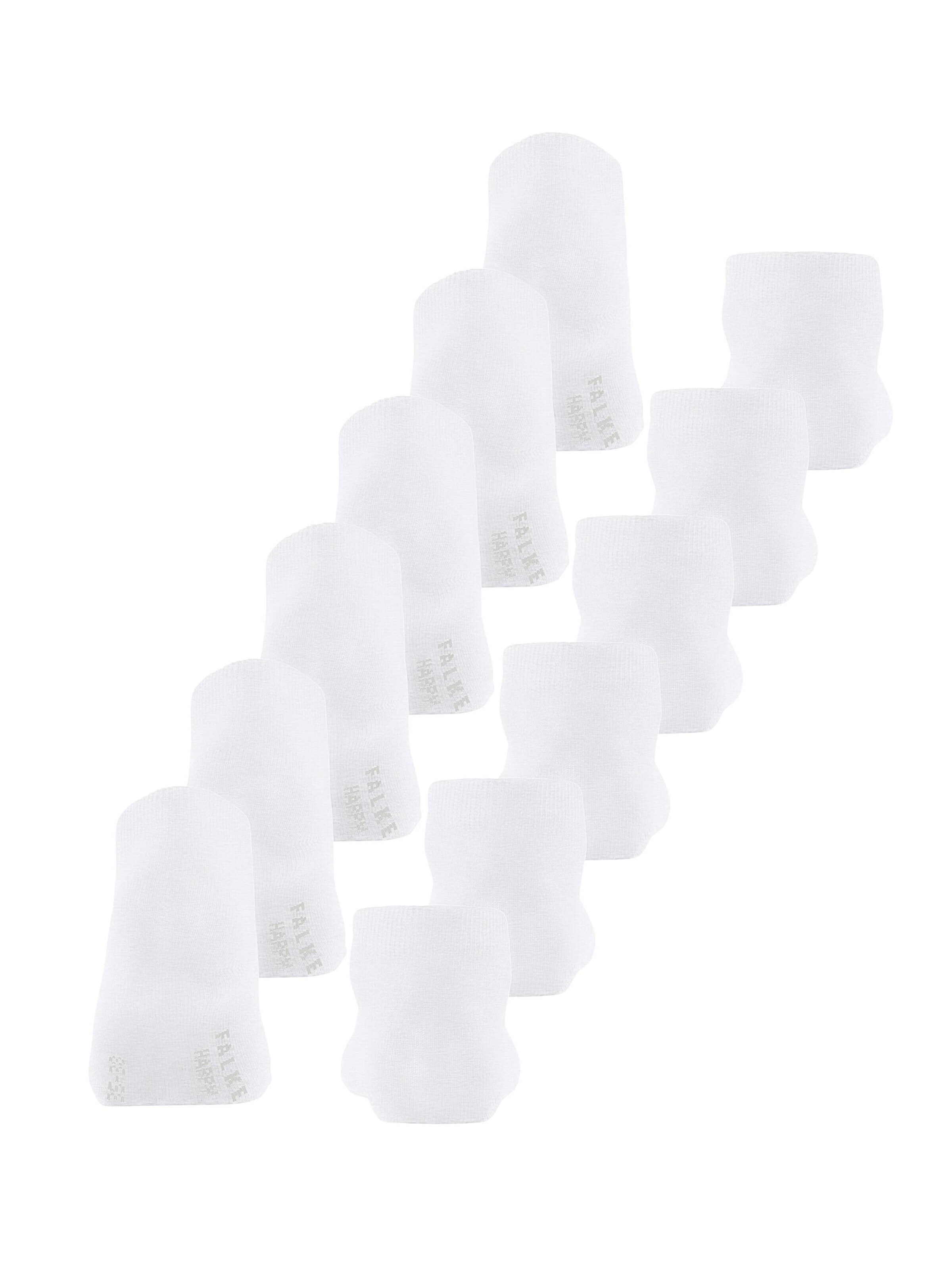 FALKE Ankle Socks 'Happy 6-Pack' in White