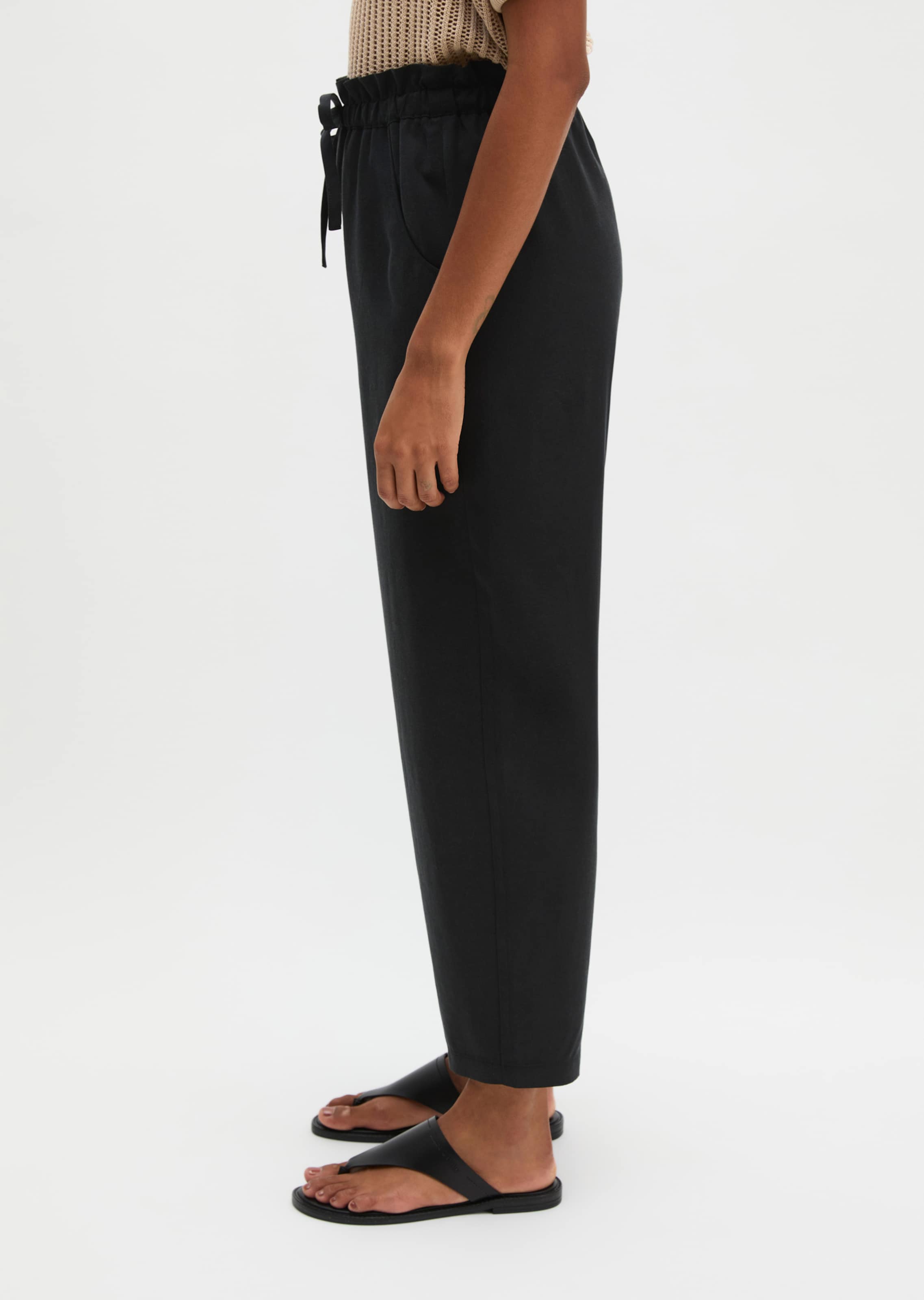 Marc O'Polo Loosefit Hose in Schwarz
