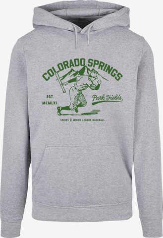 Sweat-shirt 'Park Fields - Colorado Springs' Merchcode en gris : devant