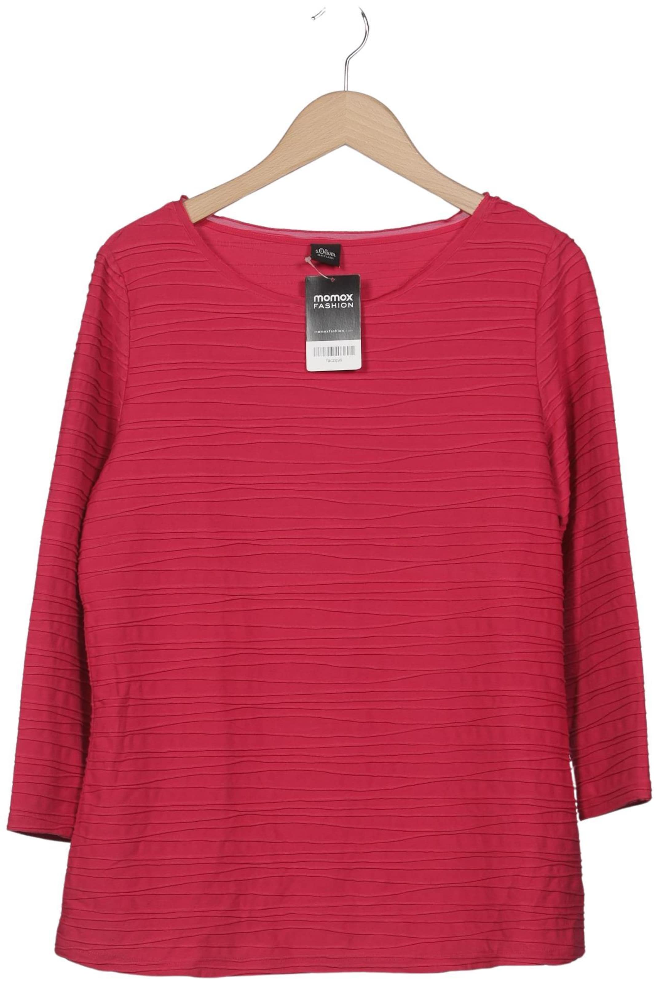 s.Oliver Langarmshirt XXL in Pink: Vorderseite