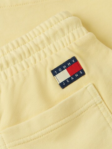 Regular Pantalon Tommy Jeans en jaune