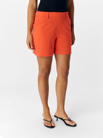 OBJECT Regular Broek 'OBJLisa' in Oranje: voorkant