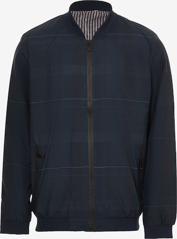 ABREL Between-Season Jacket in Blue: front