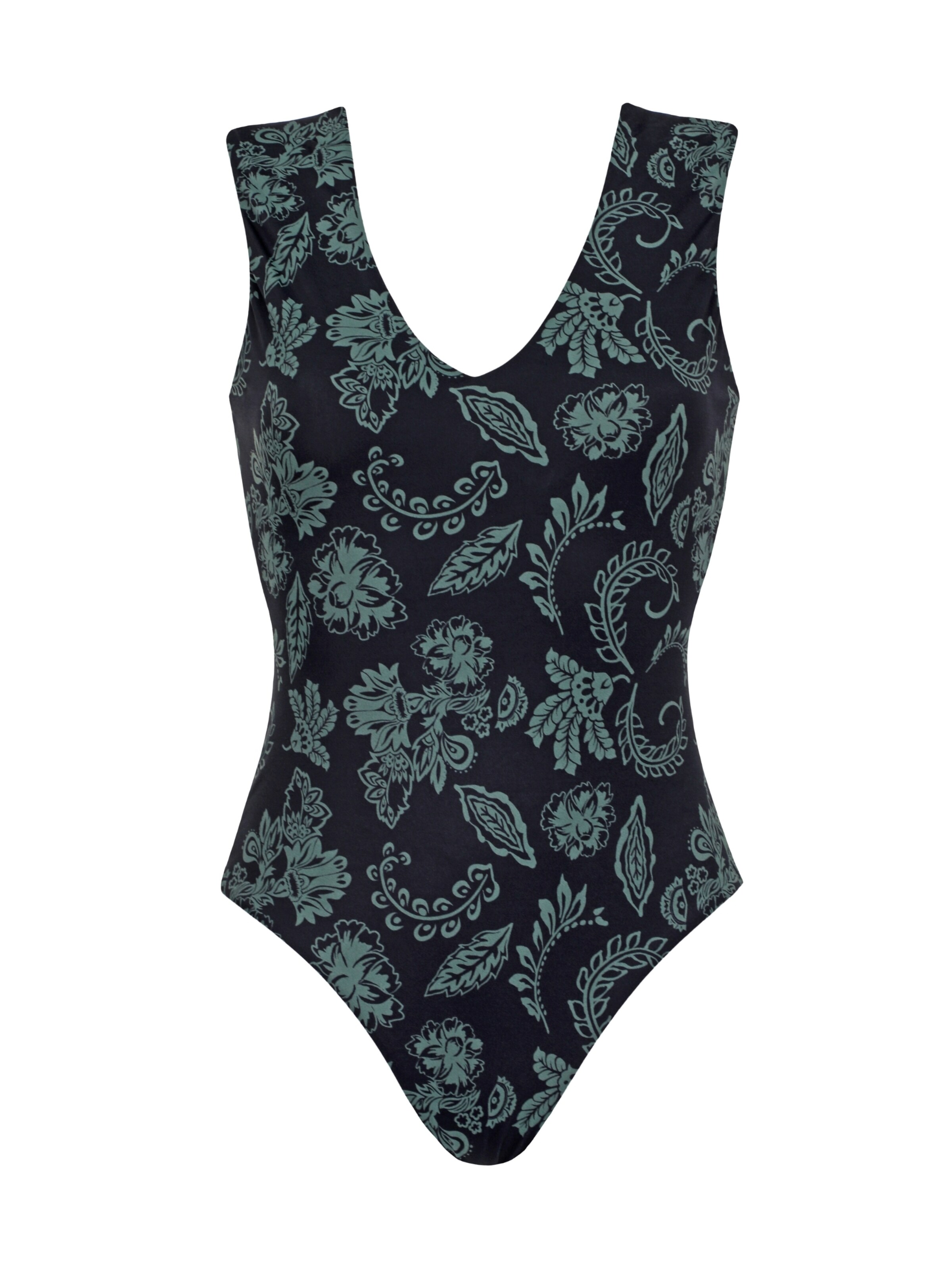 VIVID Μπουστάκι Ολόσωμο μαγιό σε μπλε: μπροστά