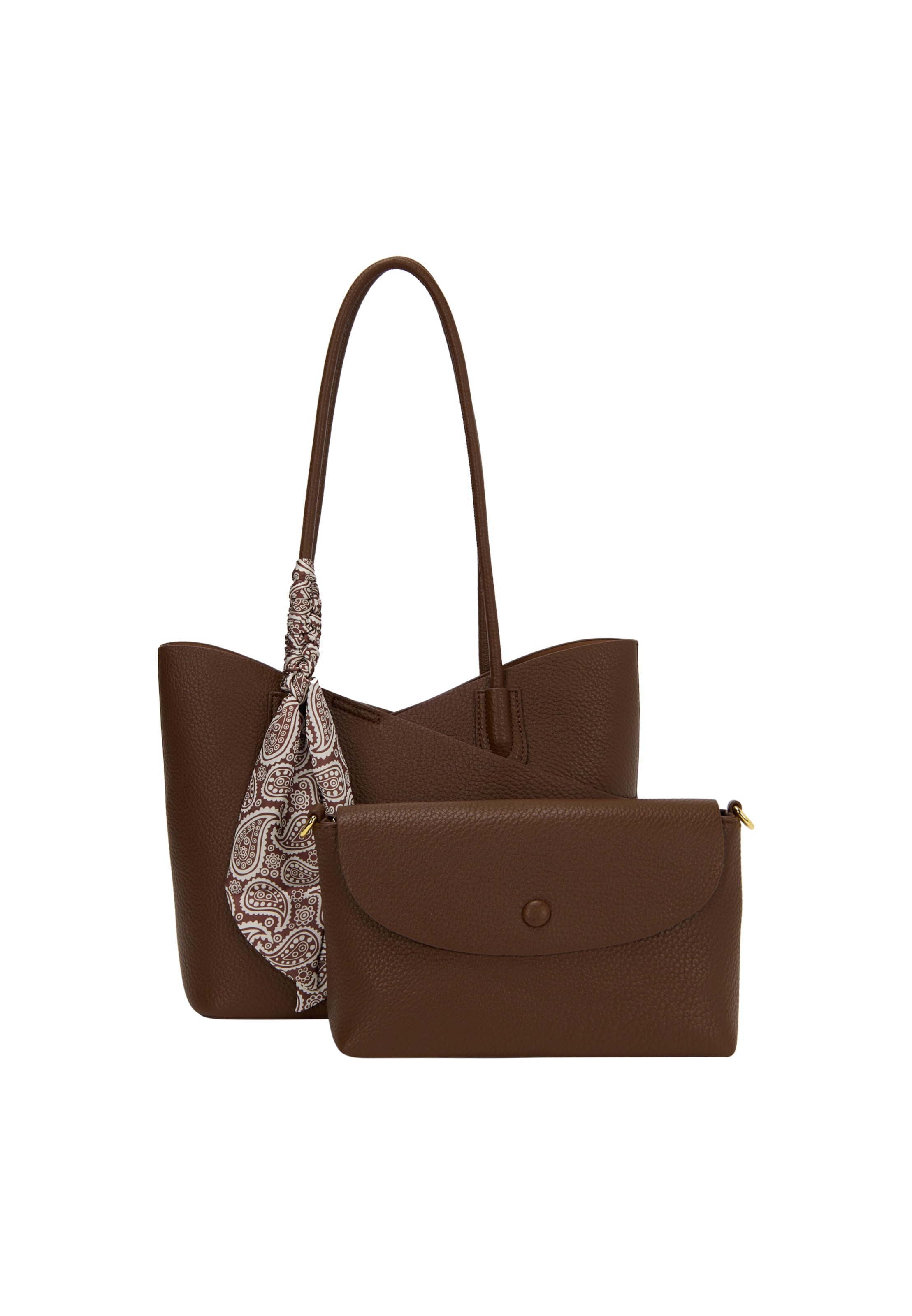 FELIPA Shopper - Hnedá: predná strana