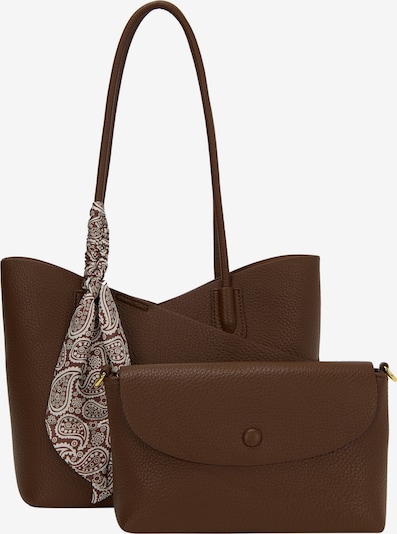 Pirkinių krepšys iš FELIPA, spalva – šokolado spalva, Prekių apžvalga