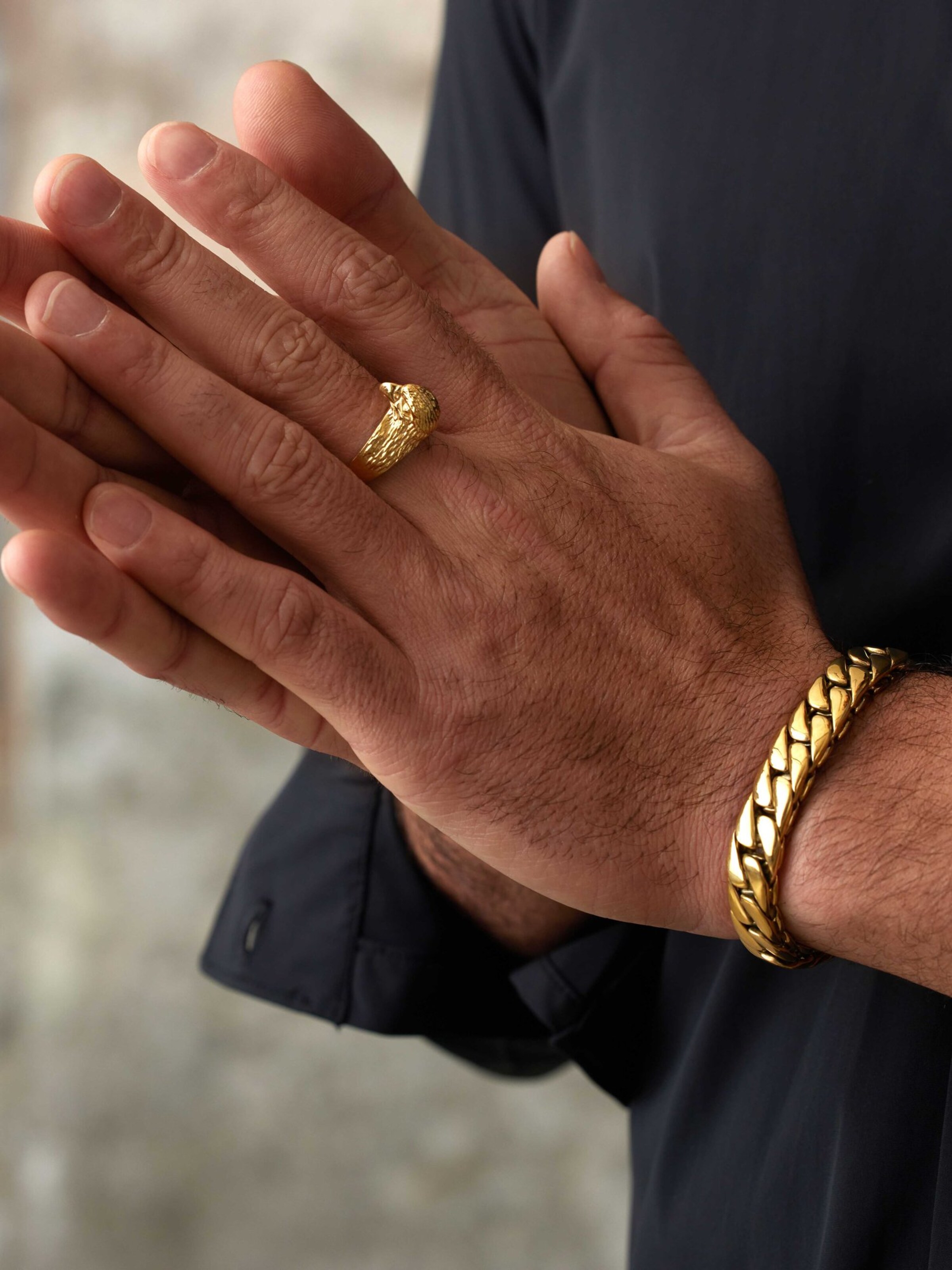 Lucardi Bracelet in Gold: front