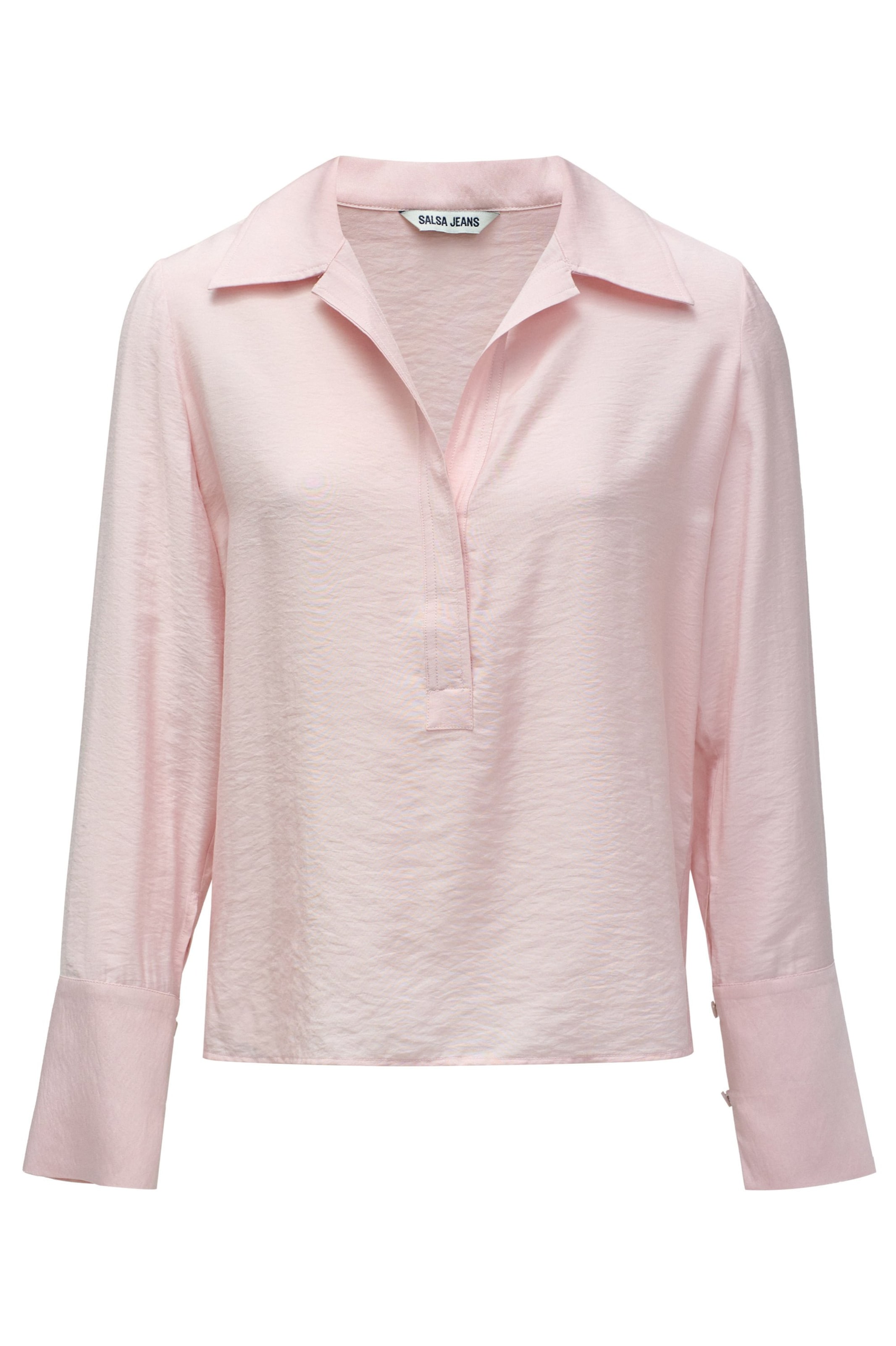 Salsa Jeans Bluse in Pink: Vorderseite