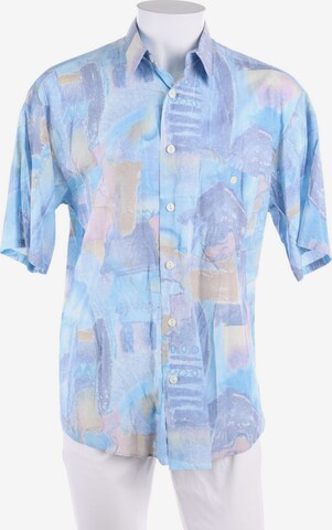 Fairbanks Button Up Shirt in M in Blue: front