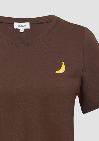 s.Oliver Shirt in Bruin
